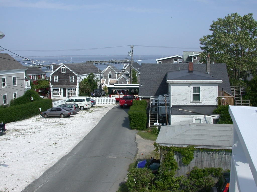 From the Ampersand guest house deck towards Cape Cod Bay