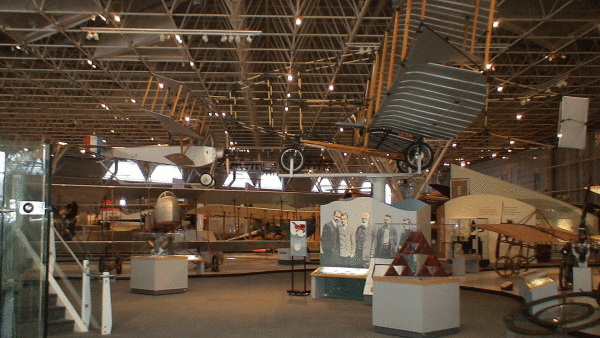 Planes on floor at Canadian Aviation Museum - www.all-about-ottawa.com